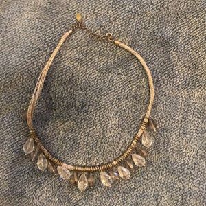 Silver drop-bead Loft necklace